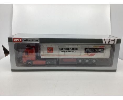 WSI Model fine truck: Monfreight LTD refrigerated transport truck 1:50 scale boxed and unused (1)