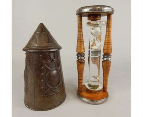 Two late 19th/early 20thC collectables, to include a Huntley and Palmer's biscuit tin modelled in the form of a lantern and a