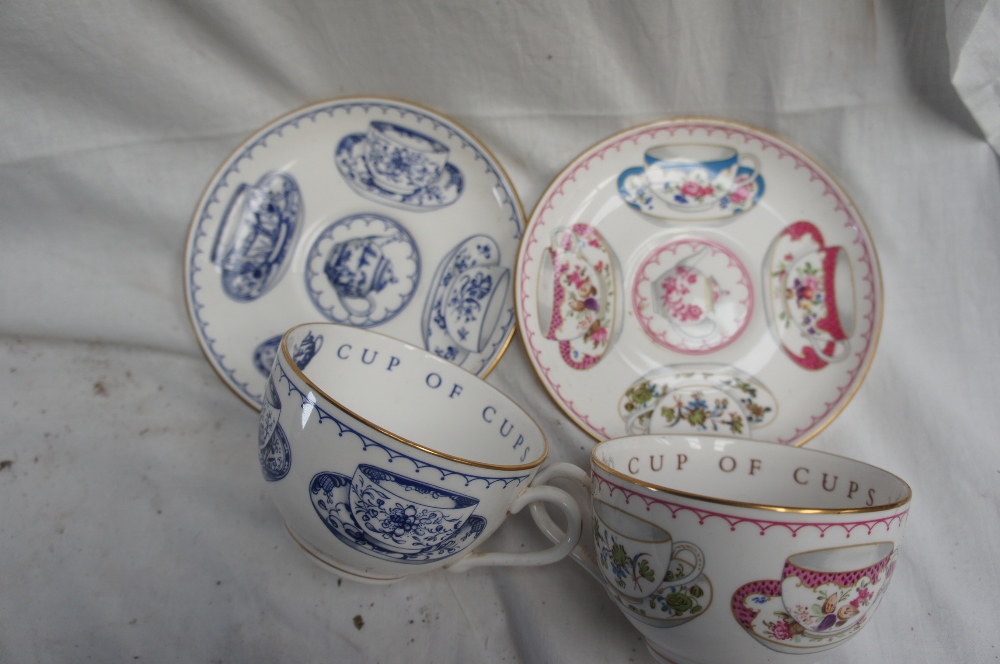 Two 'Cup of Cups' by Royal Worcester