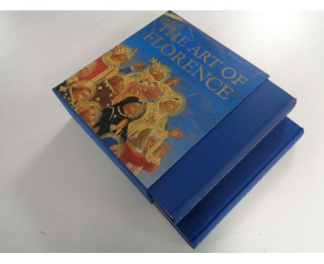 Two Folio Society volumes, The Art of Florence by Andres Hunisak Turner. 