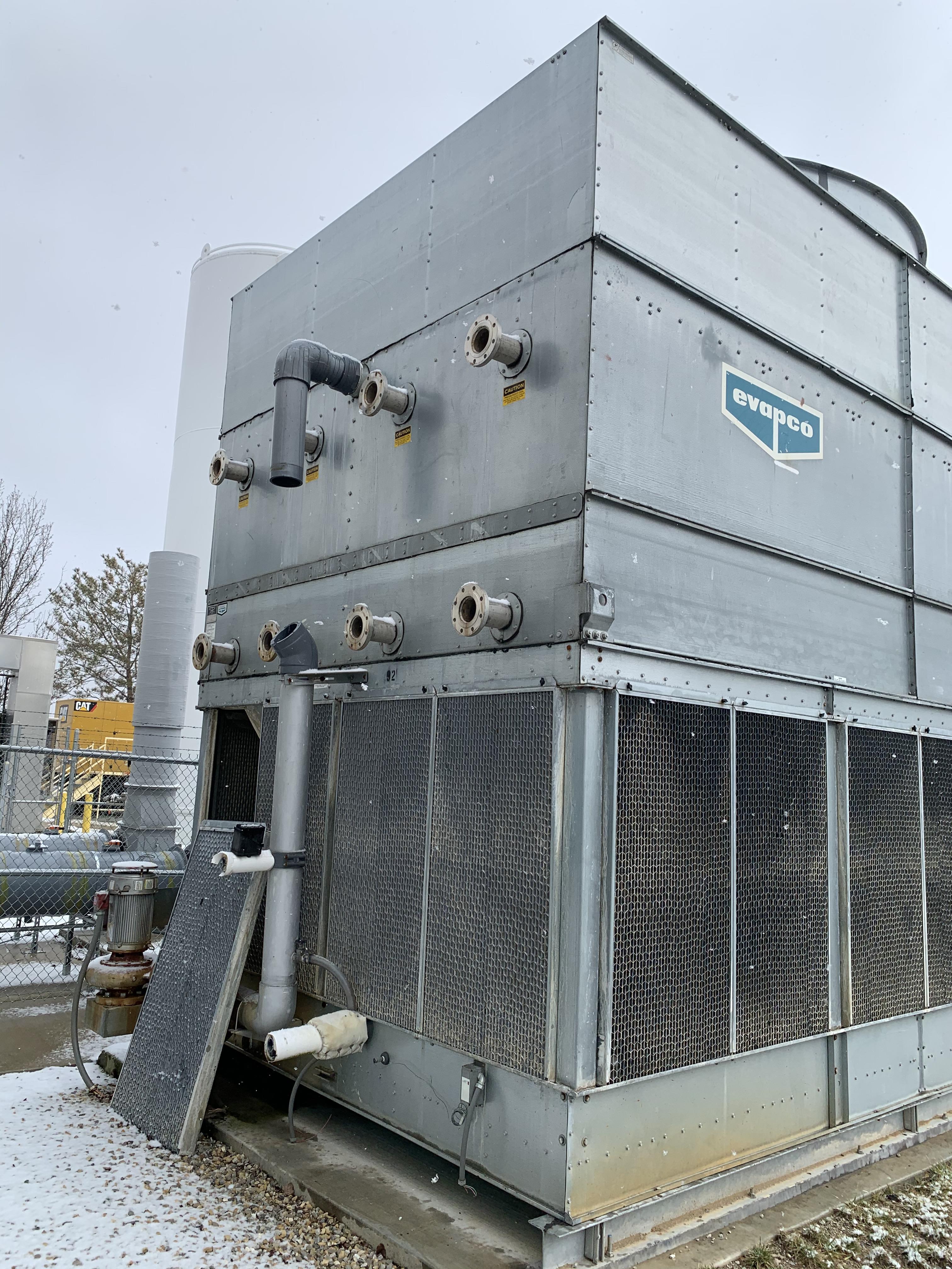 Evapco Model ATW414B Cooling Tower, Approximately 33' x 12', (Rigger