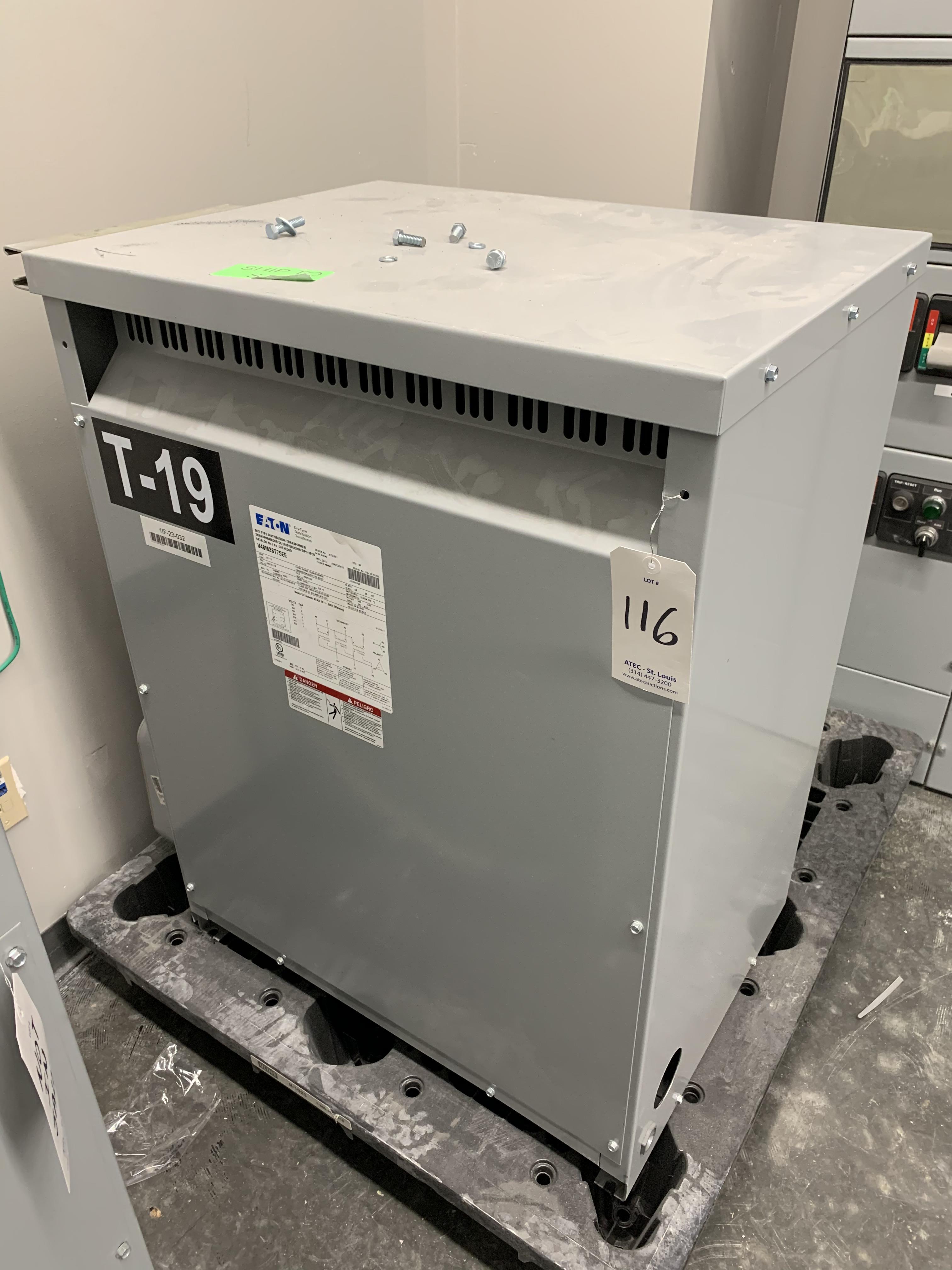 Eaton Type DT-3 Transformer, 120/208V, 3-Phase