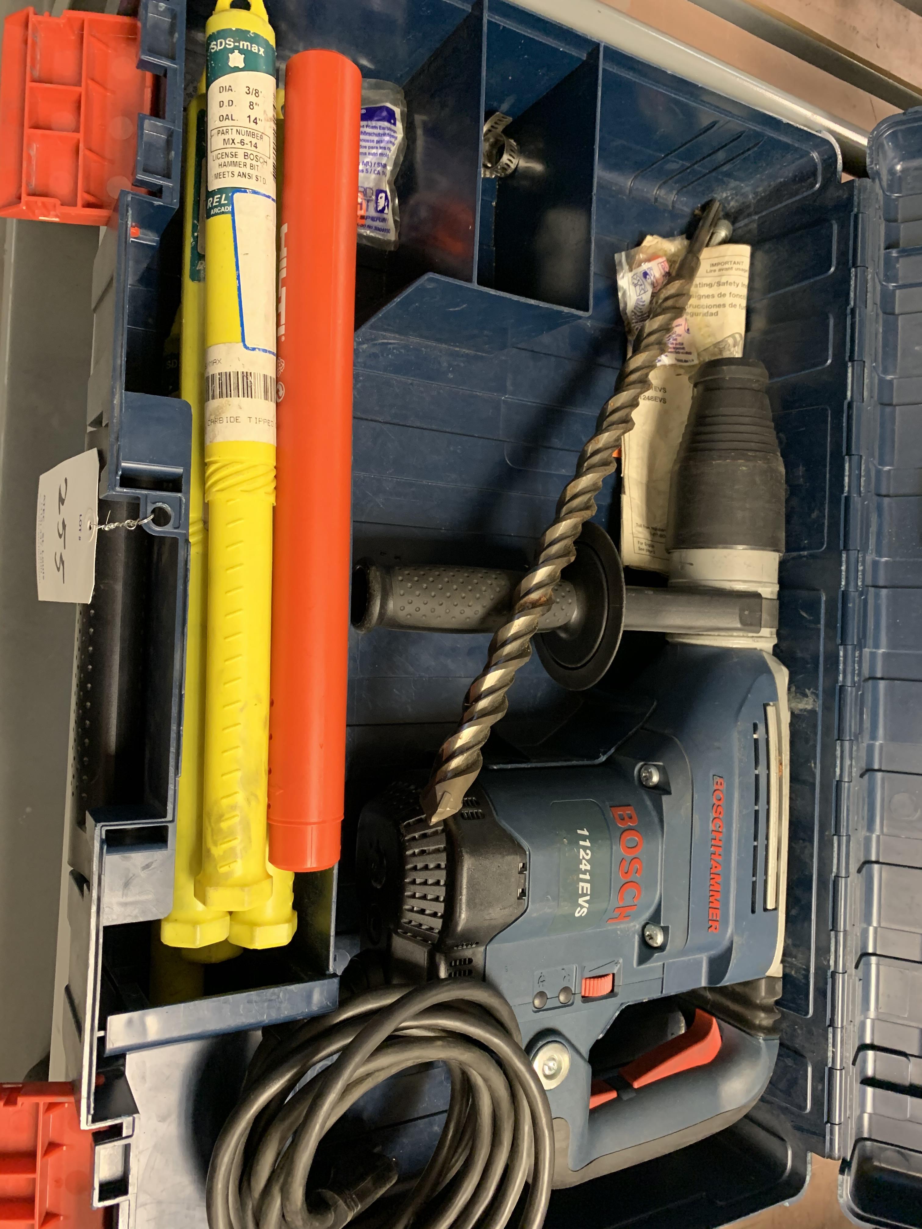 Bosch Model 11241 EVS Hammer Drill; With Extra Bits