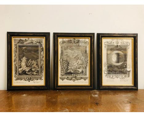 A Framed set of Antique etchings (40 cm x 28cm ) (A donation will be made to Thames Hospice from the sale of this item)