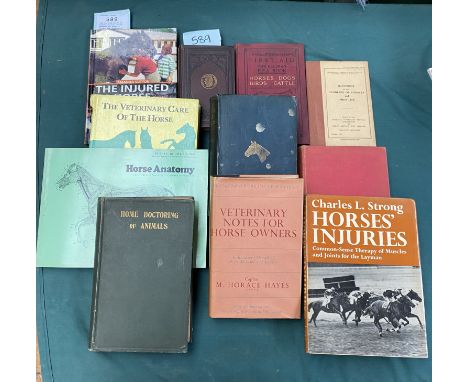 The Injured Horse by Amanda Sutton; Horse Anatomy by Peter C Goody; The Veterinary Care of The Horse by Sue Devereux &amp; Li