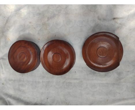 Set of three whip holders