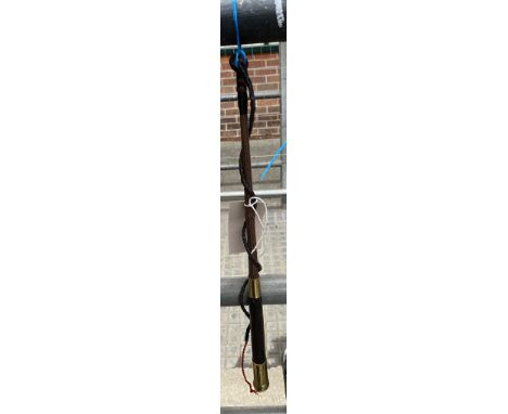 In-hand whip by Crawley of Peterborough. This lot carries VAT.
