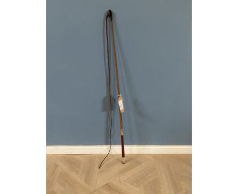 Dealer's whip with thong by Crawley of Peterborough