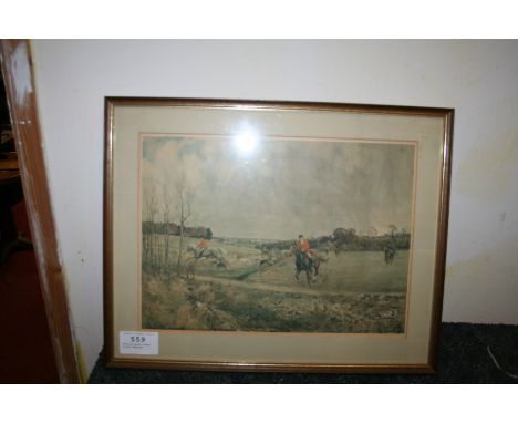 Hunting print after Lionel Edwards