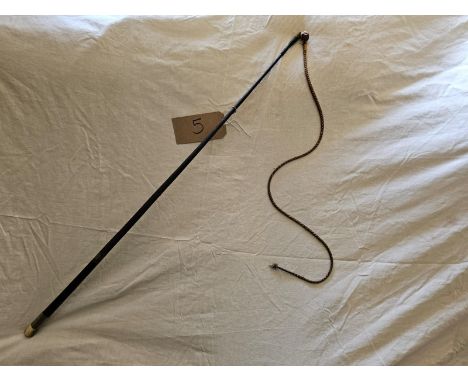 Peterborough dealer's whip with bone end