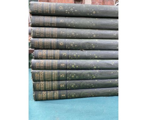 The Horse, Its Treatment in Health &amp; Disease, Volumes 1-9 by Professor J Wortley; Introducing Horses by Alan C Jenkins; I