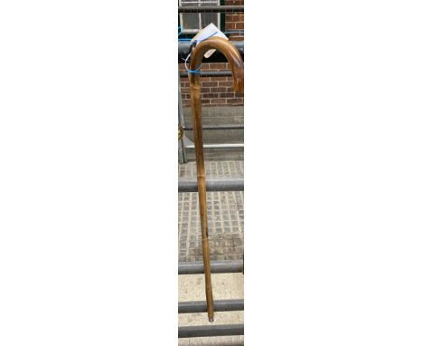 Horse measuring walking stick. This lot carries VAT.