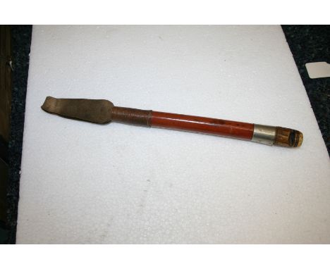 Dog whip with whistle in handpart