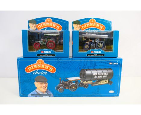 Corgi - Three boxed diecast model steam vehicles from the Corgi 'Dibnah's Choice' series. Lot consists of Limited Edition CC2