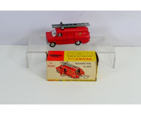 Dinky - A boxed diecast model, to include #286 Ford Transit Fire Appliance (Automatic hose re-wind). Models appear Fair to Go