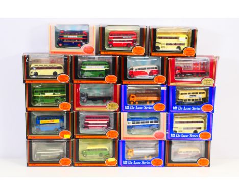EFE - A boxed collection of 19 1:76 scale diecast model buses and commercial vehicles from EFE. Lot includes EFE #16123 Leyla