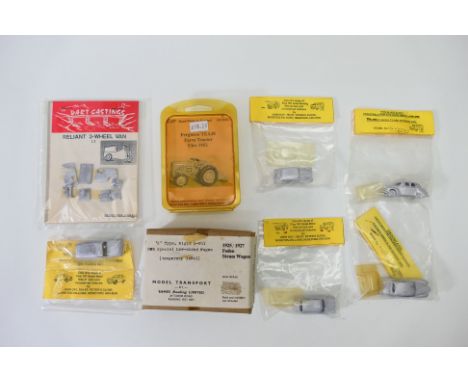 Eames - John Day - Dart Castings - A small collection of OO/HO white metal model kits, and model vehicles, including Dart Cas