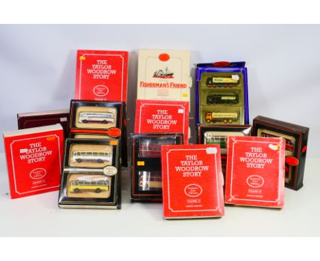 EFE - 13 EFE boxed diecast model sets. Lot includes EFE 'The Taylor Woodrow Story'; Fisherman's Friend Set; #99906 Timpson's 
