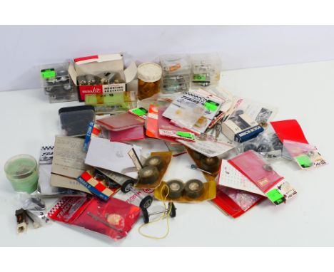 Speedway Trackburner - Strombecker - a mixed group of accessories to includes slot car accessories, Russkit Motor complete wi