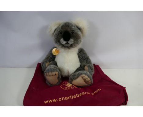 Charlie Bear - A Charlie Bear Collectors Plush named Kennett #CB131391 approximately 45cm high. Appears to be in excellent co