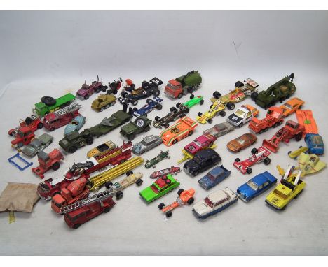 Corgi - Dinky - Matchbox - Lucky - A collection of unboxed models including Mercedes Benz 250 SE # 160, Mercury Cougar # K-21