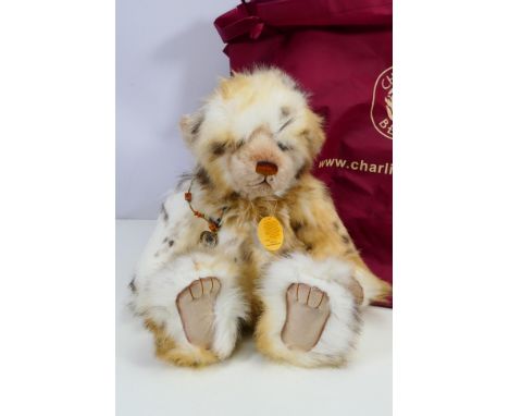 Charlie Bear - A Charlie Bear Collectors Plush named Helen #CB131385 approximately 40cm high. Appears to be in very good cond