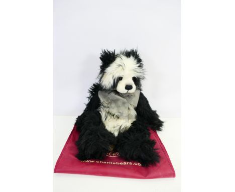 Charlie Bear - A Charlie Bear Collectors Plush named Quentin #CB114811 approximately 55cm high. Appears to be in excellent co