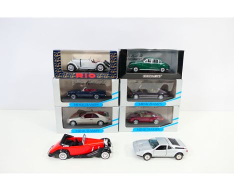 Minichamps - Rio - Solido - Gama - A group of cars including limited edition BMW 502 # 022405, Mercedes Benz 280 SL # 032232 
