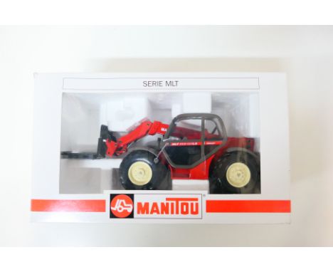 Joal - A boxed Manitou MLT 633-120 LS Powershift Mani Scopic Telehandler in 1/25 scale # 575556. The model appears Mint in a 