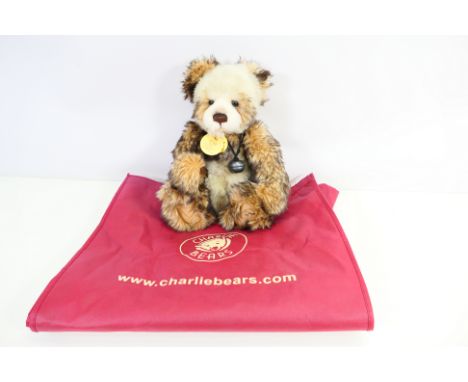 Charlie Bear - A Charlie Bear Collectors Plush named Tracy #CB114655 approximately 36cm high. Appears to be in excellent cond