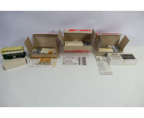 a.b.s models - Anbrico - A boxed group of five diecast models that are various scale, to include AEC MKIII Weymann, RM Type L
