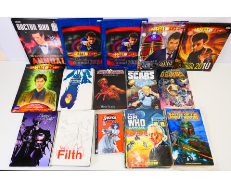 Doctor Who, Star Wars - A selection of annuals, graphic novels etc to include: "The Doctor Who Annual" (Possibly first editio