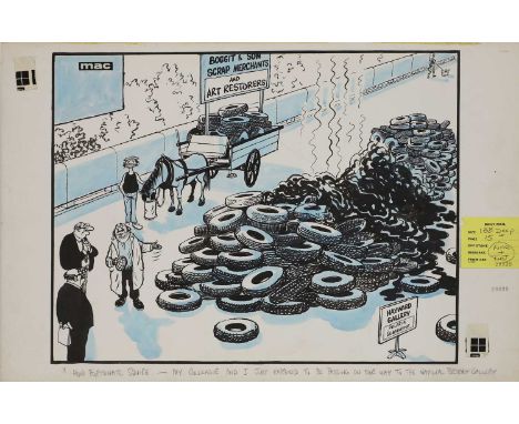 ▲ Stanley McMurtry, aka 'Mac' (b.1936)  'How Fortunate Squire - My Colleague And I Just Happened To Be Passing On Our Way To 