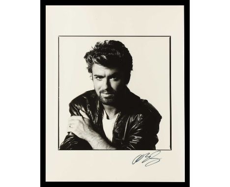 ▲ David Bailey (b.1938) George Michael, Live Aid, 13 July 1985gelatin silver print, printed 1985, signed in pen by David Bail