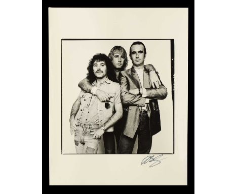 ▲ David Bailey (b.1938) Status Quo, Live Aid, 13 July 1985gelatin silver print, printed 1985, signed in pen by David Bailey a