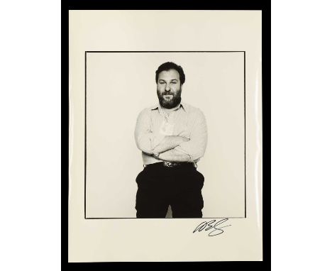 ▲ David Bailey (b.1938)  Harvey Goldsmith, Live Aid, 13 July 1985 gelatin silver print, printed 1985, signed in pen by David 