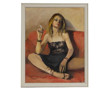 Anatoliy Demenko (Ukrainian, b.1979) Time to relaxsigned l.l., oil on canvas80 x 63cmCondition ReportFramed: 89 x 72cmAppears