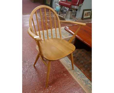 Ercol blonde elm carver 