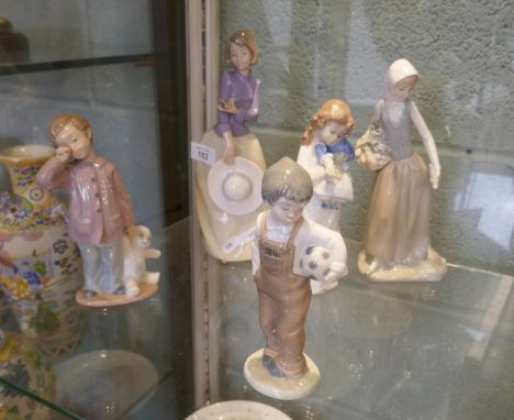 Collection of Lladro Nao figurines 