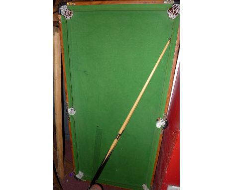 A small pool table W 76 x D 153cm 