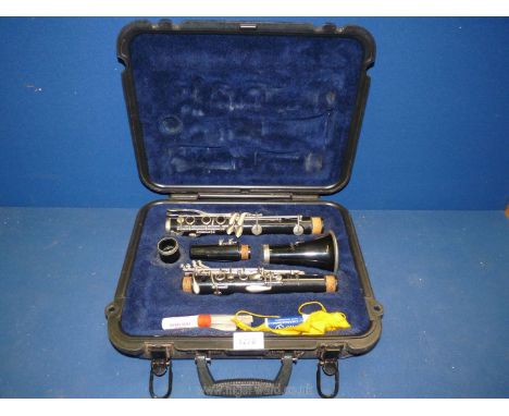 A cased Selmer, USA Clarinet, no. 1400.