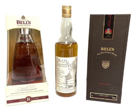 WHISKY: Bell’s Very Rare Scotch Whisky, 21 Years Old, Royal Reserve,  40% Vol, 75cl, with decanter shaped glass bottle and or