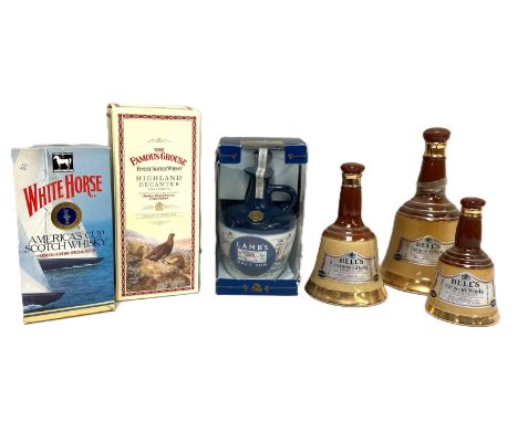 WHISKY: A selection of blended whisky limited editions, including ‘The Famous Grouse’ Highland Decanter,  40%Vol, 70cl, with 