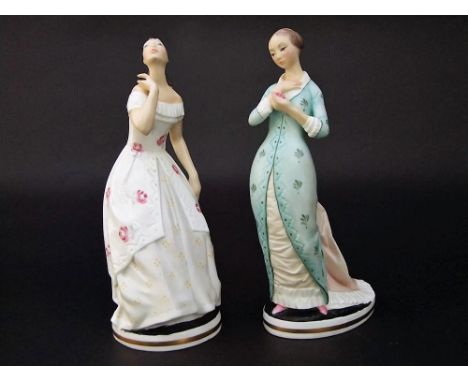 Two Royal Worcester figures modelled by Neal French - Clarissa number 3607 and Amanda number 3620