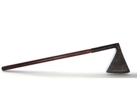 An antique executioners axe, 107 cm long
