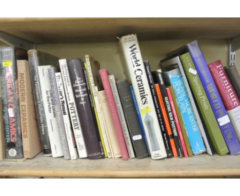 A large quantity of interesting ceramic and pottery reference books, including "A Potters Book" by Bernard Leech, together wi
