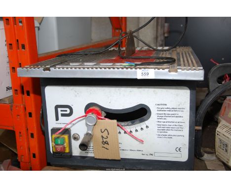 A Performance 'P' circular saw bench.