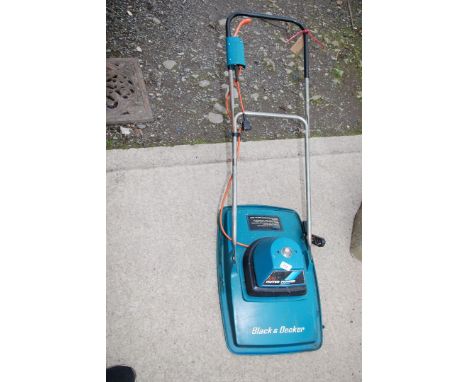 A Black &amp; Decker mower, no cable.