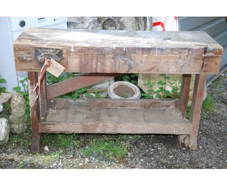 A Carpenters bench, 54'' x 18'' x 32'' high.