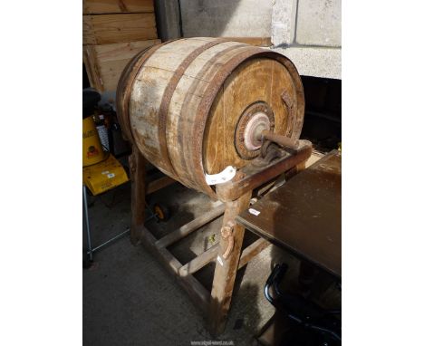 A large Butter Churn by Llewellyn &amp; Son, Haverfordwest.